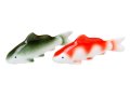 【有田焼】鯉（緑/ブチ）ペアー　置物