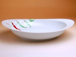 画像3: 【有田焼】レッドペッパー　極上のカレー皿（大）