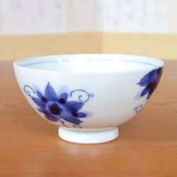 画像2: 【有田焼】さくら草（青） 茶碗