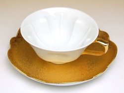画像3: 【有田焼】白磁金箔　桜ティーカップ碗皿