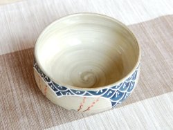 画像4: 【有田焼】水引草　抹茶碗 （木箱入）