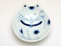 画像3: 【有田焼】鈴ネコ　飾皿