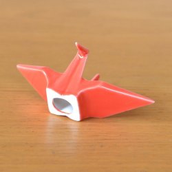 画像5: 【有田焼】折鶴（赤） 箸置