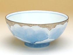 画像2: 【有田焼】プラチナ牡丹（小）　茶碗