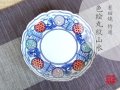 【有田焼】色絵丸紋山水　６寸皿