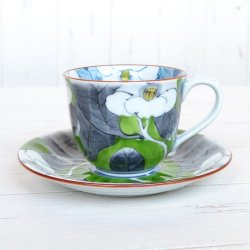 画像3: 【有田焼】優花（緑） コーヒー碗皿