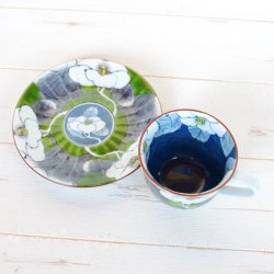 画像4: 【有田焼】優花（緑） コーヒー碗皿