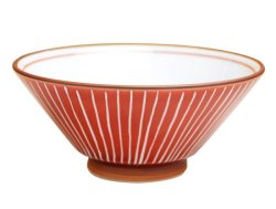 画像1: 【有田焼】しら糸（赤） 茶碗