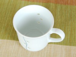 画像3: 【有田焼】水晶彫ハートライン（青）　マグカップ