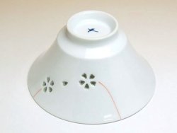 画像3: 【有田焼】水晶彫花あそび（赤）茶碗