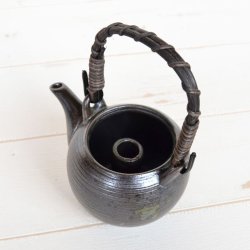 画像3: 【有田焼】黒釉土瓶型 一輪差