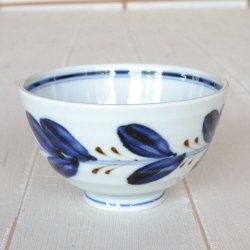 画像2: 【有田焼】リーフ（青） 茶碗