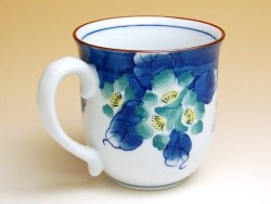 画像2: 【有田焼】花集い（青）　マグカップ