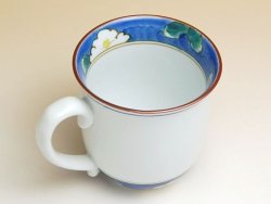 画像2: 【有田焼】沙羅（青）マグカップ