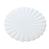 画像: 【有田焼】白磁菊型 ５寸皿
