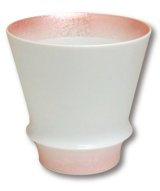 画像: 【有田焼 / 焼酎を美味しく飲む究極の器】パールピンク　至高の焼酎グラス