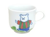 画像: 【有田焼 / 子ども食器】サッカー　マグカップ