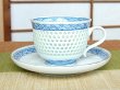 画像2: 【有田焼】水晶彫青海波　コーヒー碗皿