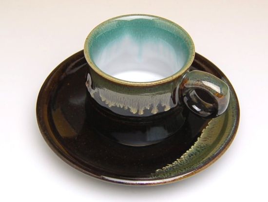 画像3: 【有田焼】窯変流し コーヒー碗皿