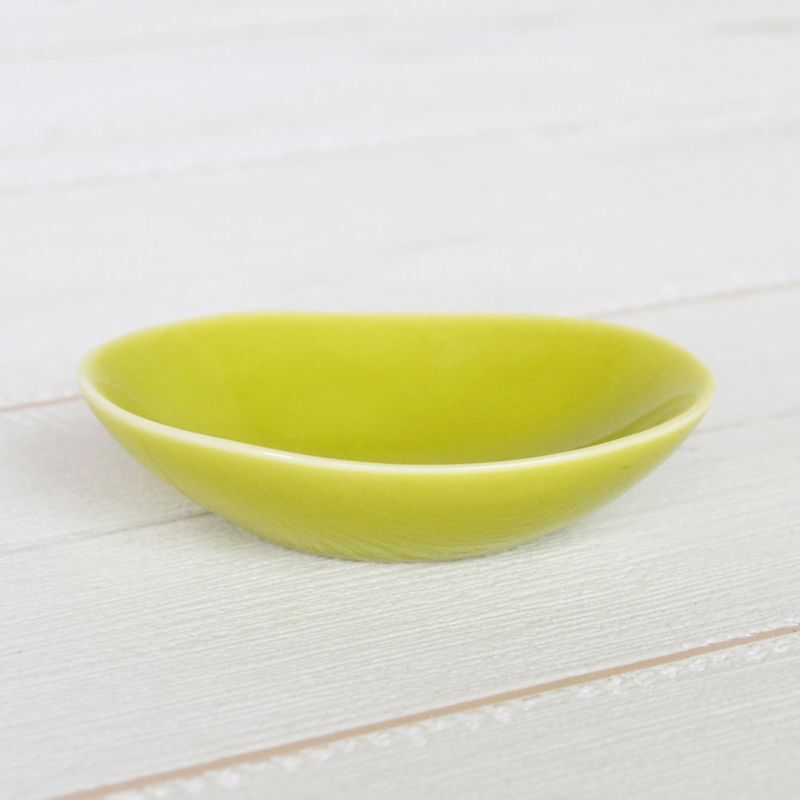 画像2: 【有田焼】グリーン オーバル豆皿