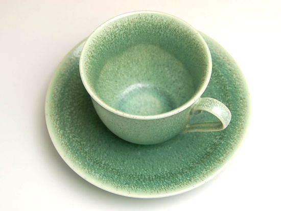 画像3: 【有田焼】鶯玉　コーヒー碗皿（木箱入）