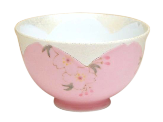 【有田焼】華の舞（ピンク）　茶碗