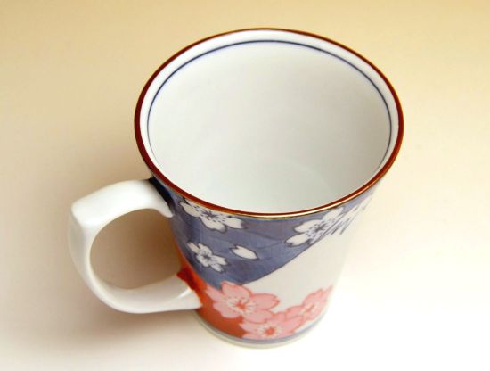 画像3: 【有田焼】鍋島富士（赤富士） マグカップ