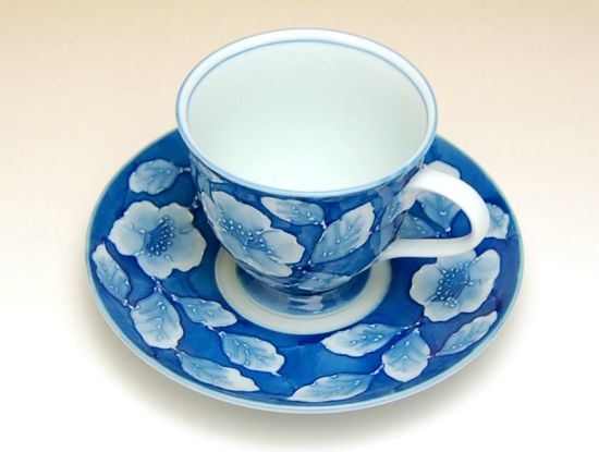 画像3: 【有田焼】京牡丹　コーヒー碗皿