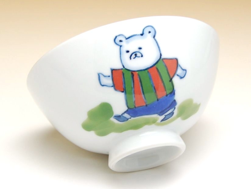 画像2: 【有田焼 / 子ども食器】サッカー　茶碗