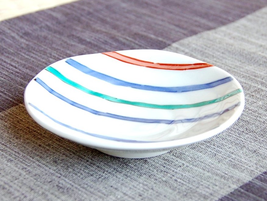 画像2: 【有田焼】シンプルライン　小皿