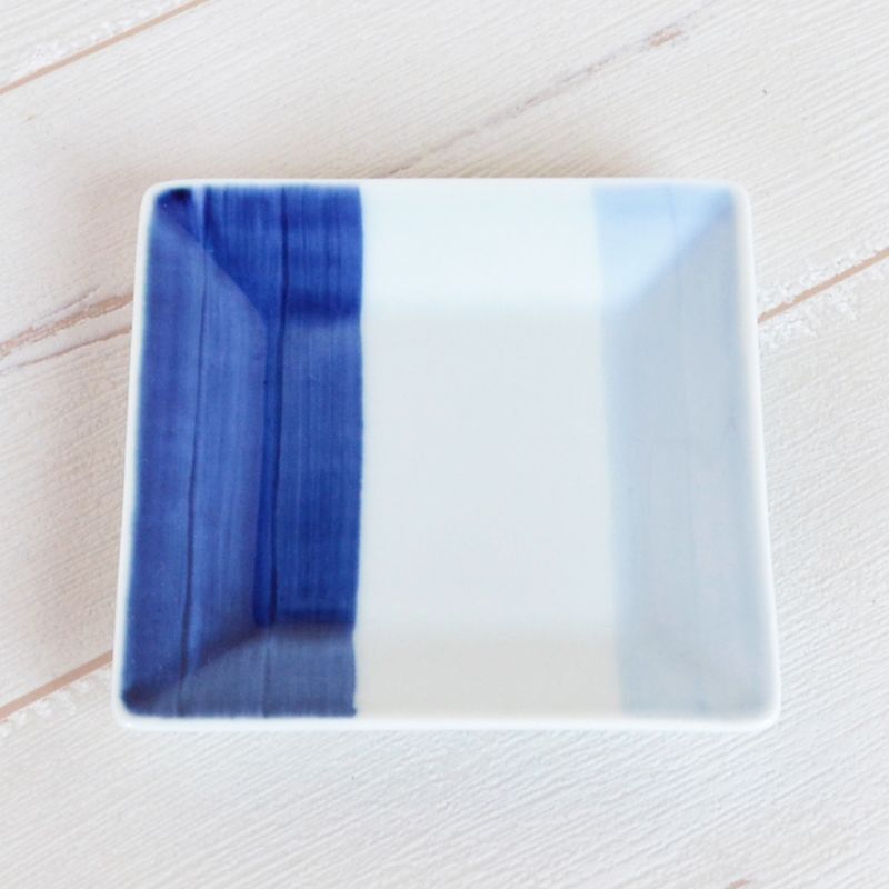 画像3: 【有田焼】二彩ブルー 正角小皿