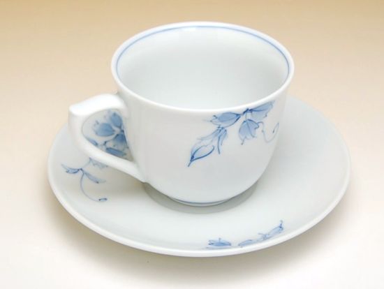 画像3: 【有田焼】染付鉄仙花　コーヒー碗皿