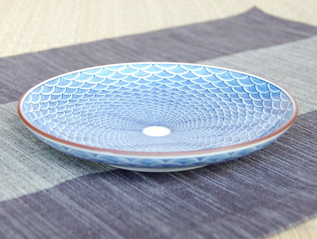 画像2: 【有田焼】青海波　５寸皿