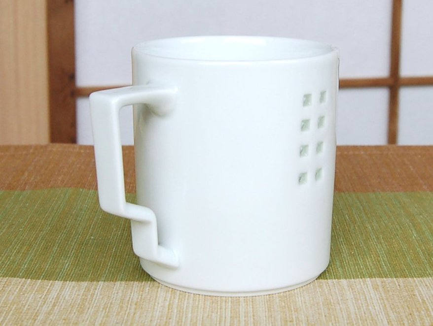 画像2: 【有田焼】水晶彫シンプル　マグカップ