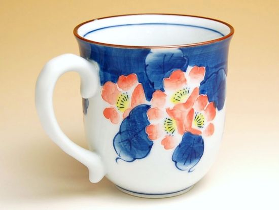 画像2: 【有田焼】花集い（赤）　マグカップ