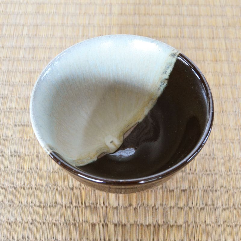 画像3: 【有田焼】朝鮮唐津掛分　抹茶碗 （木箱入）